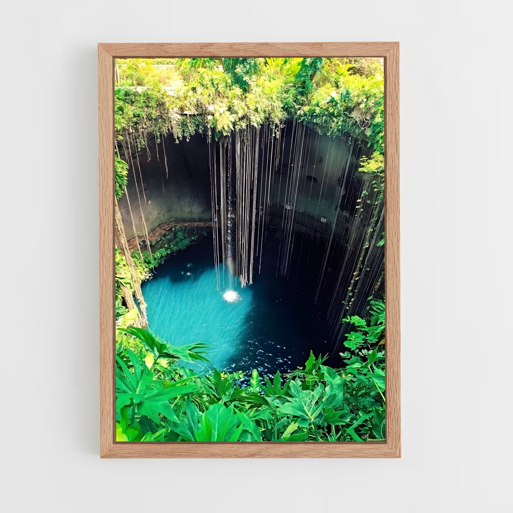 Poster Cenotes de mexico – affiche Plongée sous-marine (vue 4)